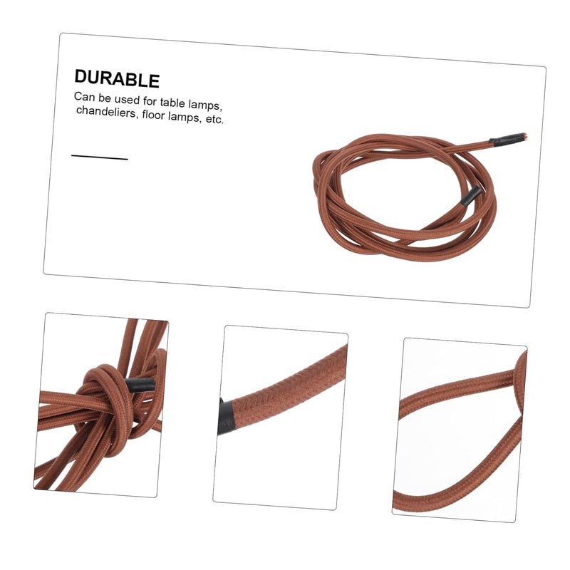 Industrial Style Hemp Rope Ceiling Lamp Cord Light Fixture For Bedroom Decorative Accessory - Image 2